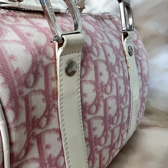 Rare Dior Pastel Pink Boston Bag - Picture 5 of 16